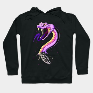 The great Japanese Snake 3 - Venomous creature - Illustration Hoodie